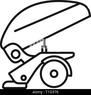 Agricultural trailer icon. Outline agricultural trailer vector icon for web design isolated on white background Stock Vector