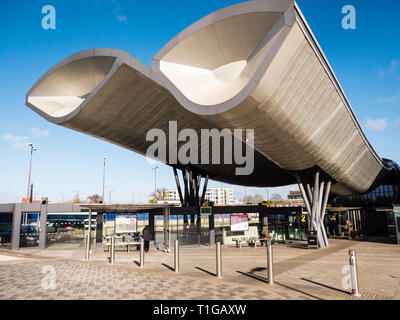 Slough Bus Station, The Heart of Slough Project to Regenerate Slough, Berkshire, England, UK, GB. Stock Photo