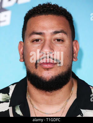 LOS ANGELES, CA, USA - MARCH 23: AKA arrives at Nickelodeon's 2019 Kids' Choice Awards held at the USC Galen Center on March 23, 2019 in Los Angeles, California, United States. (Photo by Xavier Collin/Image Press Agency) Stock Photo