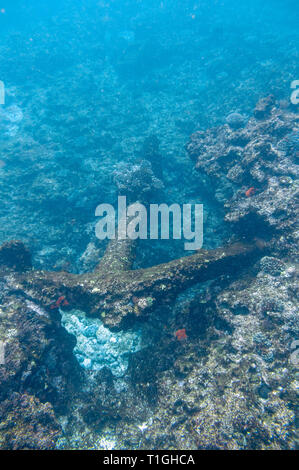 Site of the Batavia shipwreck on Morning reef in the Wallabi Group of the Houtman Abrolhos. On June 4, 1629 the Dutch East India Company (VOC) ship Ba Stock Photo