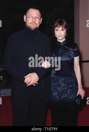 LOS ANGELES, CA - February 6, 1999:  Actress HOLLY HUNTER & husband JANUSZ KAMINSKI at the Costume Designers Guild Awards in Beverly Hills. © Paul Smith / Featureflash Stock Photo