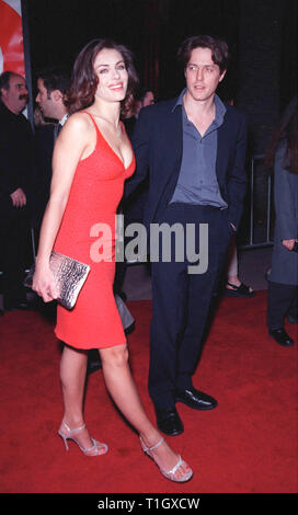 Elizabeth Hurley Actress and boyfriend actor Hugh Grant at ...
