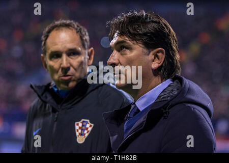 Head Coach Of Croatia Zlatko Dalic Speaks With A Media During The Press head-coach-of-croatia-zlatko-dalic-speaks-with-a-media-during-the-press