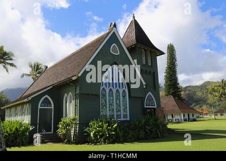 Waioli Huila Church Stock Photo