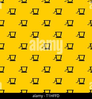 Old grape juicer pattern vector Stock Vector