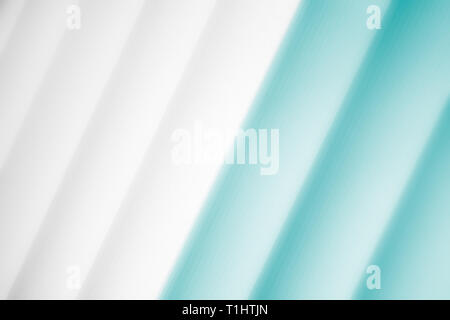 Elegant striped ocean turquoise background pattern fading into white space Stock Photo