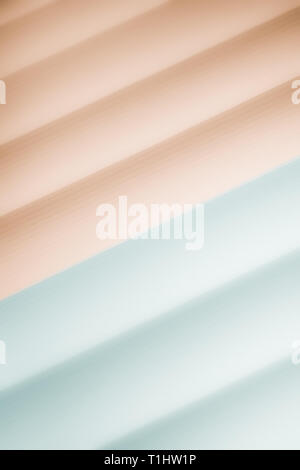 Elegant striped bronze and olive background pattern fading into white space Stock Photo