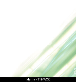 Elegant striped green background pattern fading into white space Stock Photo