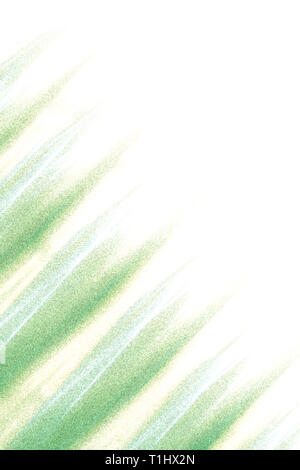 Elegant striped grass green background pattern fading into white space Stock Photo