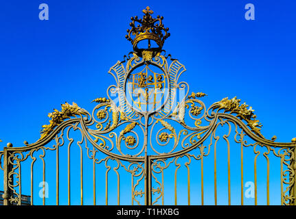 Italy Piedmont Stupinigi -Savoy royal hunting palace - royal Gate Stock Photo