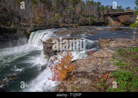 Little River Falls in Alabama Stock Photo