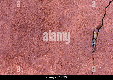 Grungy wall with large crack cement wall texture,cement large crack for background Stock Photo