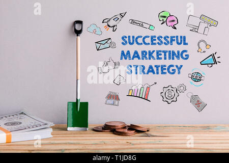 Successful marketing strategy Stock Photo