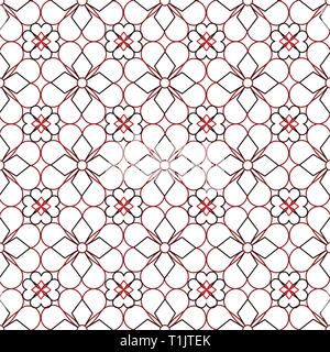 Heart shapes pattern combination in groups & combinations making geometrical designs & wallpaper style patterns Stock Vector