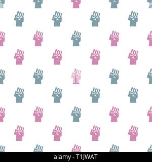 Power Fist texture, wallpaper, pattern Stock Vector