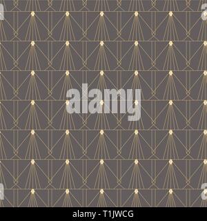 Fan shape seamless, tile, texture, pattern for interiour decoration or background pattern Stock Vector