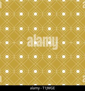 Geometric rounded rectangular overlapping, seamless tile wallpaper pattern Stock Vector
