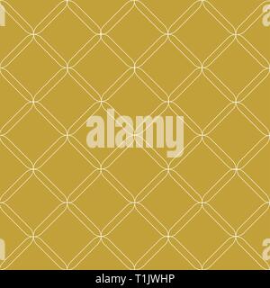 Geometric rounded rectangular overlapping, seamless tile wallpaper pattern Stock Vector