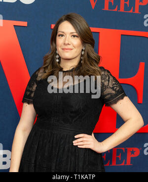 New York, United States. 26th Mar, 2019. NEW YORK, NY - MARCH 26: Michelle Collins attends the premiere of 'Veep' final season at Alice Tully Hall on March 26, 2019 in New York City. Credit: Ron Adar/Alamy Live News Stock Photo