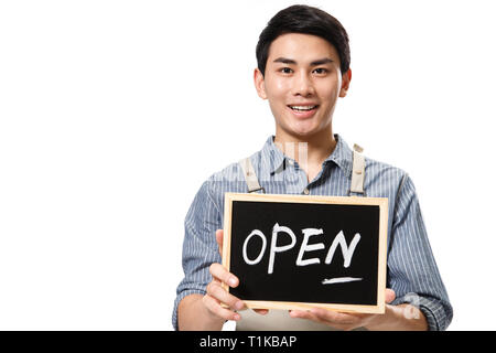Food and beverage service staff Stock Photo