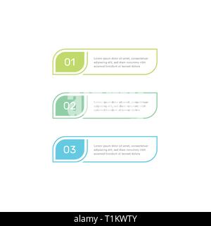 Three steps Workflow graphic elements design template. Infographic elemens for business, vector illustration on white background. Stock Vector