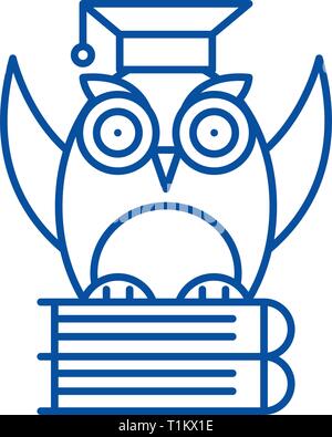 Theory line icon concept. Theory flat  vector symbol, sign, outline illustration. Stock Vector