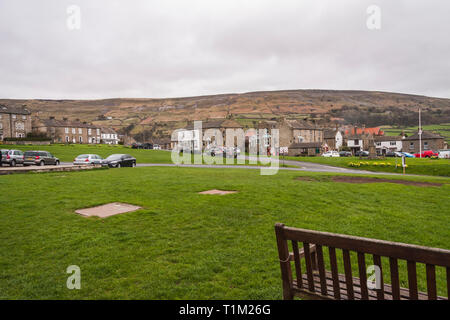 Reeth, North Yorkshire,England,UK Stock Photo