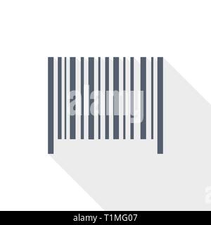 Barcode, bar code,  icon, vector illustration, business concept sign Stock Vector