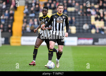 23rd March 2019 , Meadow Lane, Nottingham, England; Sky Bet League Two, Notts County vs Exeter City ; Matt Tootle (2) of Notts County   Credit Jon Hobley/News Images Stock Photo