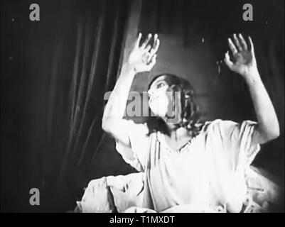 Nosferatu 1922 vintage movie screen Stock Photo