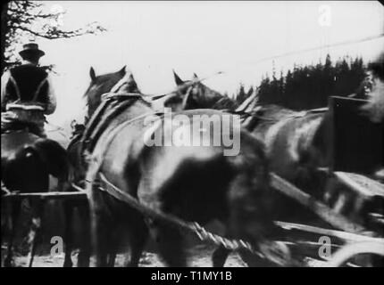 Nosferatu 1922 vintage movie screen Stock Photo