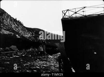 Nosferatu 1922 vintage movie screen Stock Photo