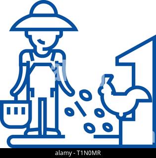 Feeding livestock concept icon Stock Vector Image & Art - Alamy