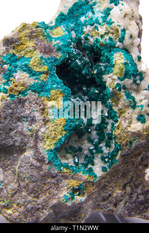Raw dioptase mineral Stock Photo