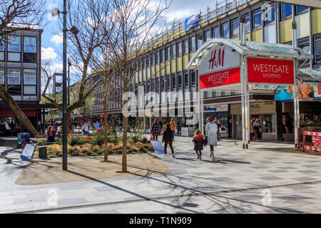 Westgate Shopping Centre ,Stevenage Town Centre High Street, Hertfordshire, England, UK, GB Stock Photo