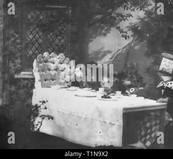 Vintage Alice in Wonderland Stock Photo