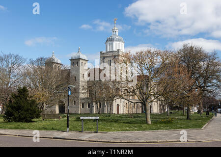 Portsmouth cathedral, Old Portsmouth Stock Photo