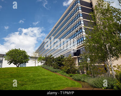 SHEFFIELD, ENGLAND – MAY 8, 2009: Owen Building. The part of the Sheffield Hallam University City Campus on Arundel Gate. Sheffield. England Stock Photo