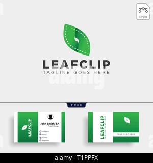 leaf movie cinema simple logo template vector illustration icon element - vector file Stock Vector