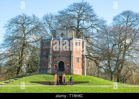 The 5th century Red Mount Chapel in the Walks in Kings Lynn, Norfolk, East Anglia, UK Stock Photo