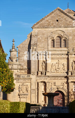 Ubeda Unesco world heritage. El Salvador sacred chapel. Jaen, Spain Stock Photo