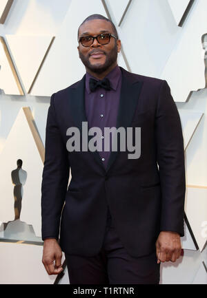 91st Academy Awards (Oscars 2019) held at the Dolby Theatre - Arrivals  Featuring: Tyler Perry Where: Los Angeles, California, United States When: 24 Feb 2019 Credit: Adriana M. Barraza/WENN.com Stock Photo