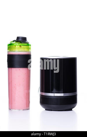 Plastic Bottle Of Protein Shake Mixer With Metal Shaker Spiral Spring Ball  To Blend Stock Photo - Download Image Now - iStock