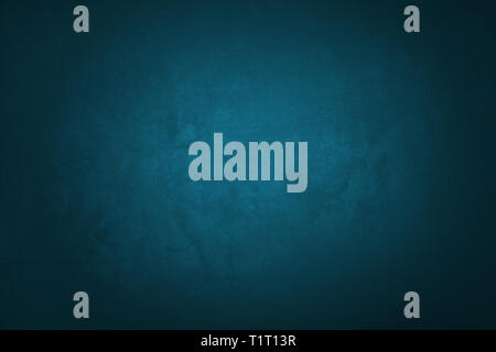 blue and dark gradient texture  and wall background Stock Photo