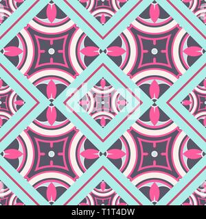 Seamless pattern in Oriental style. Geometrical ornament. Vector Stock Vector