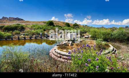 Roman Great Harbour Monument , Miletus Archaeological Site, Anatolia, Turkey. Stock Photo