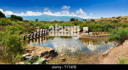 Roman Great Harbour Monument , Miletus Archaeological Site, Anatolia, Turkey. Stock Photo