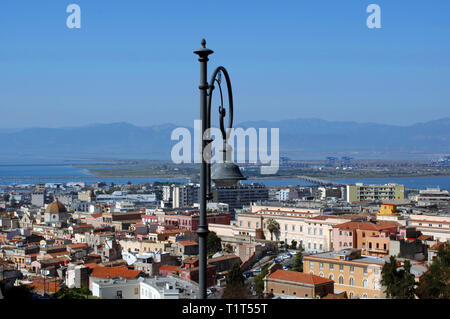 Cagliari, Sardinia, Italy. General view from the Castello district Stock Photo