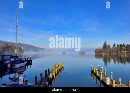Bowness on Windermere,Lake District,Cumbria,England,UK Stock Photo
