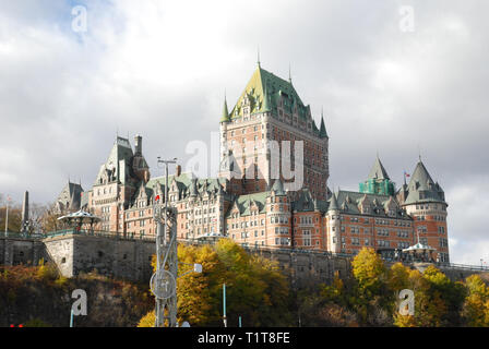 Chateau Frontenac Stock Photo